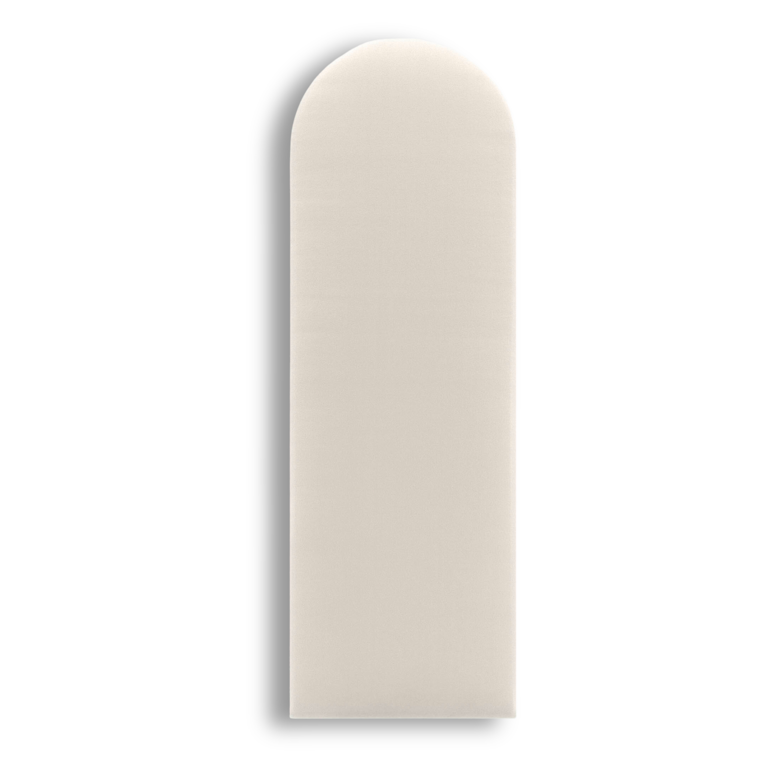 Panel Płotek Tapicerowany welur kremowy (2)