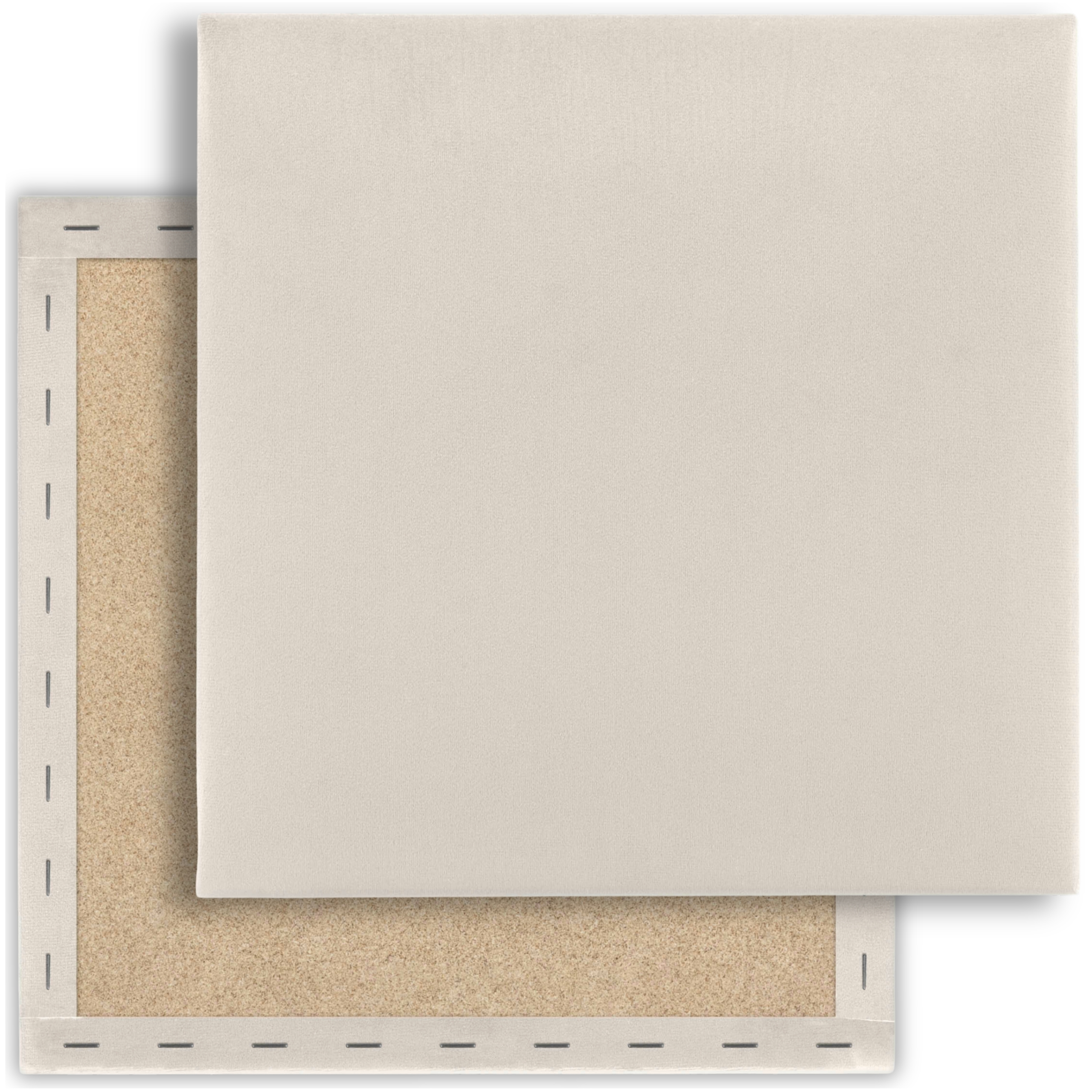 Panele Tapicerowane Kwadraty Welur Kremowy